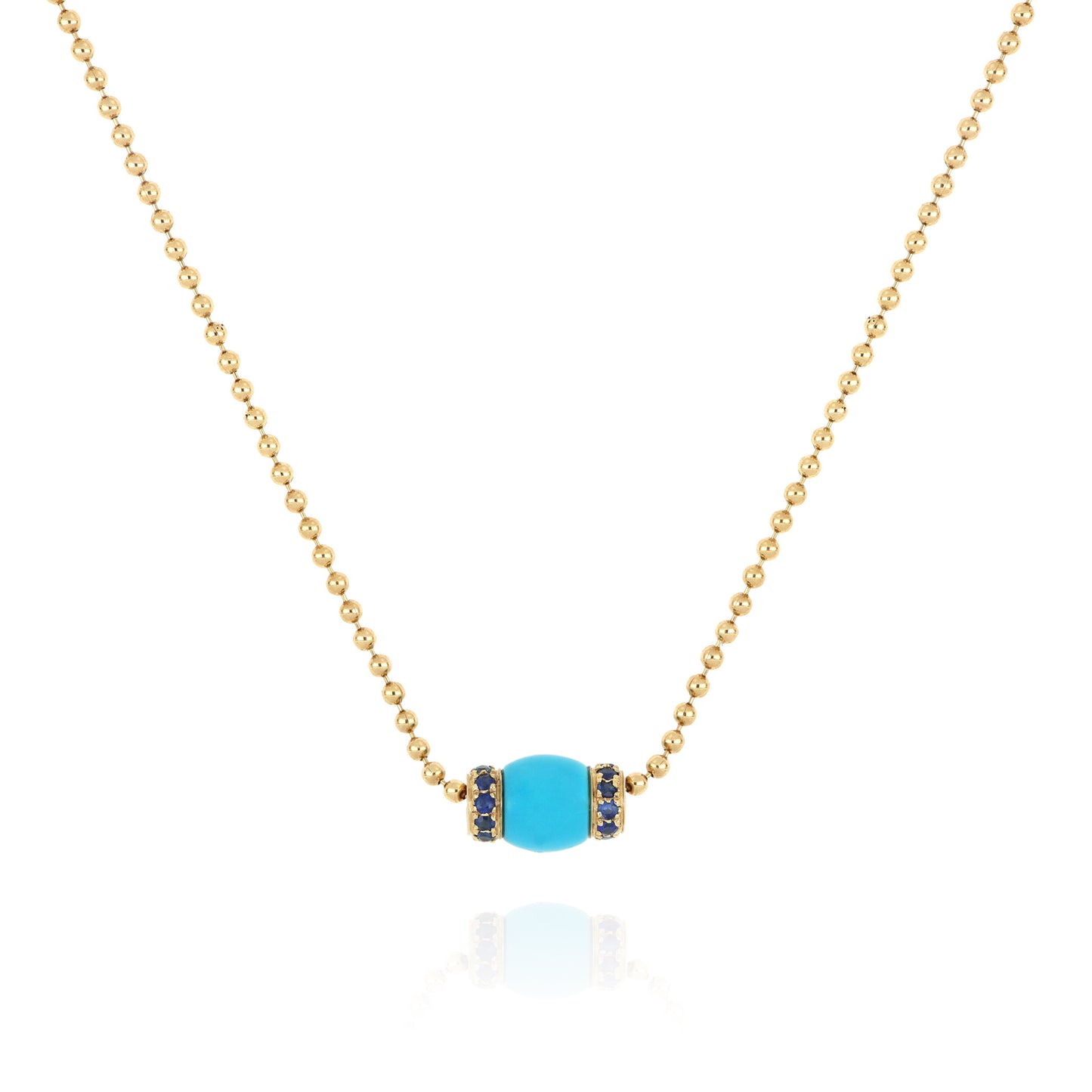 Collana Le Carrousel Turchese e Zaffiri Blu