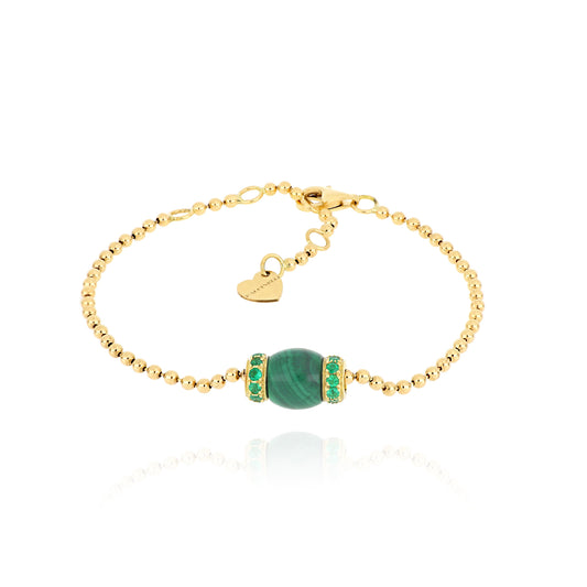 Bracciale Le Carrousel Malachite e Smeraldi