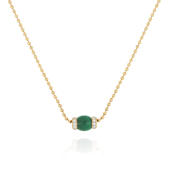 Video Collana Le Carrousel Malachite e Diamanti