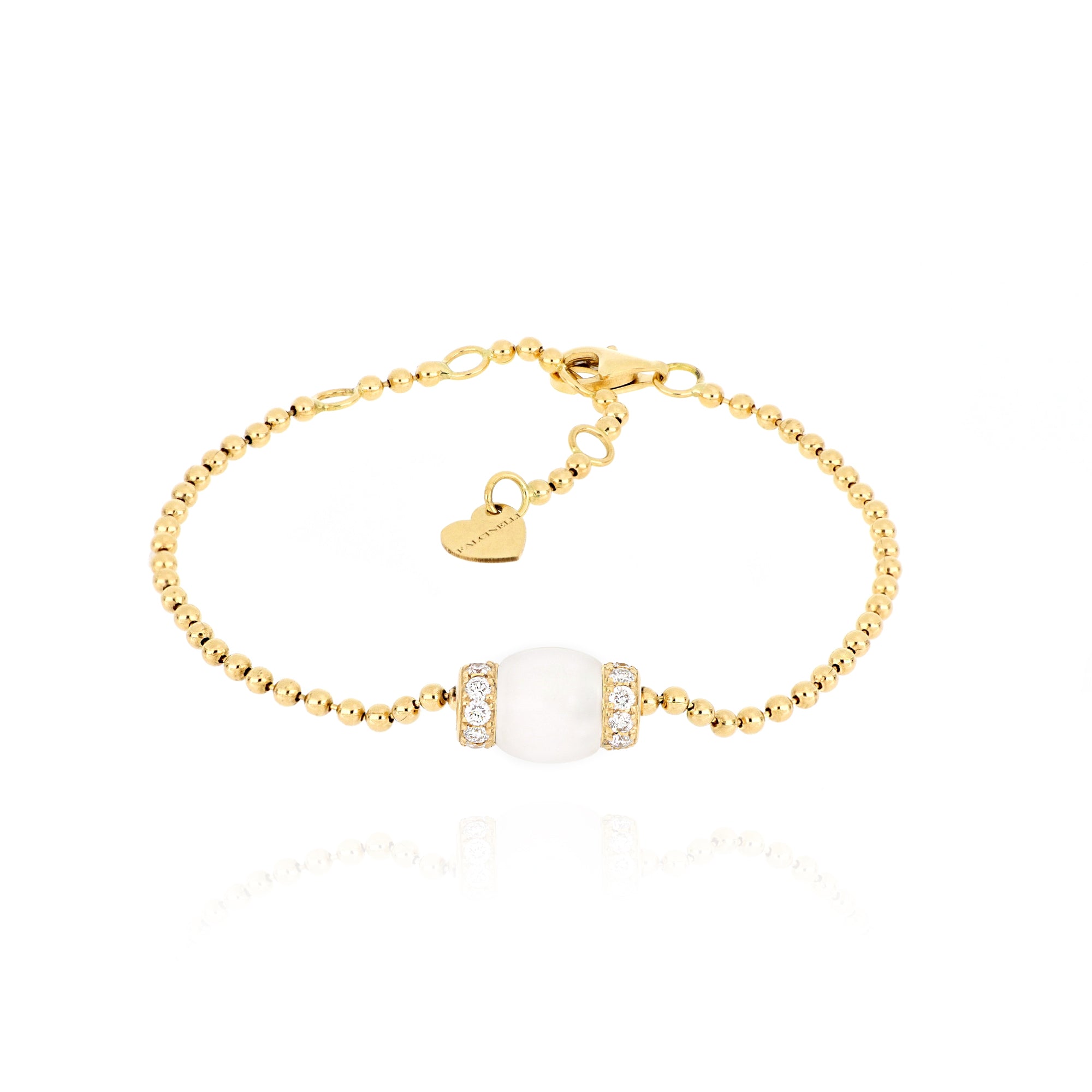 Video Bracciale Le Carrousel Howlite e Diamanti