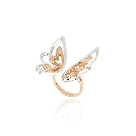 Anello 3 Chic Farfalla